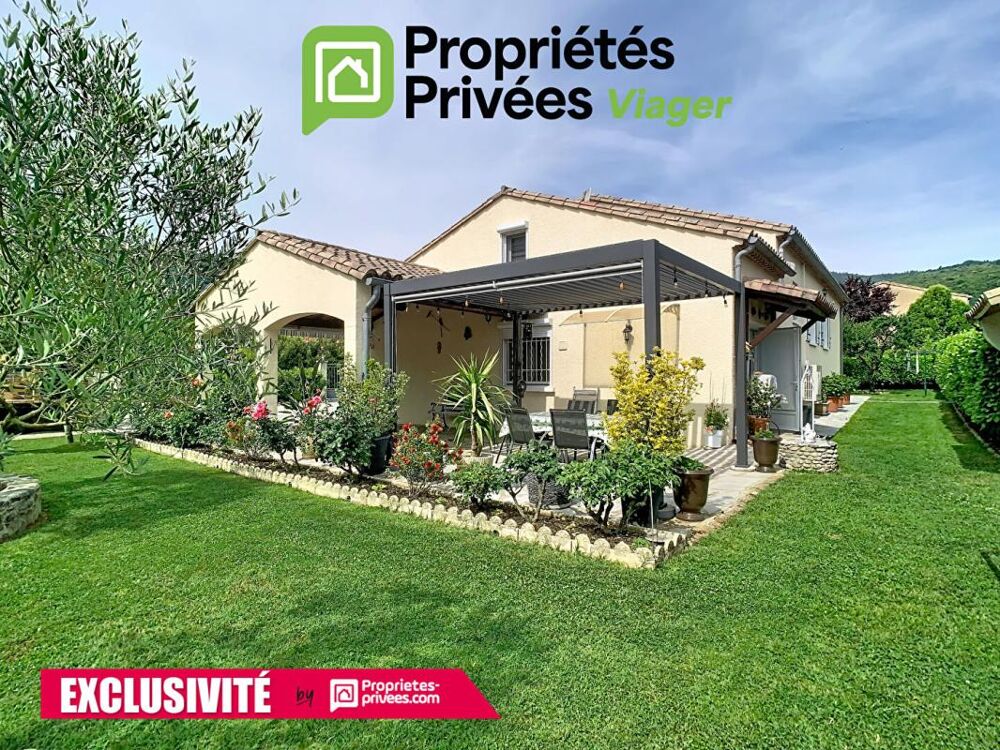 VIAGER OCCUPÉ MAISON 110 m² SUR 1 400 m² DE TERRAIN - MOLIÈRES-CAVAILLAC (GARD)