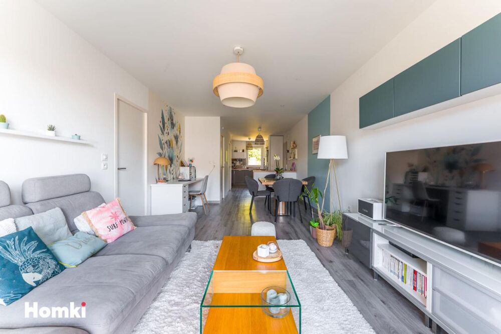 Vente Appartement LA CHAPELLE-SUR-ERDRE – T3 traversant dernier étage – Balcon 11,60 m² – 2 parkings – Box La chapelle sur erdre
