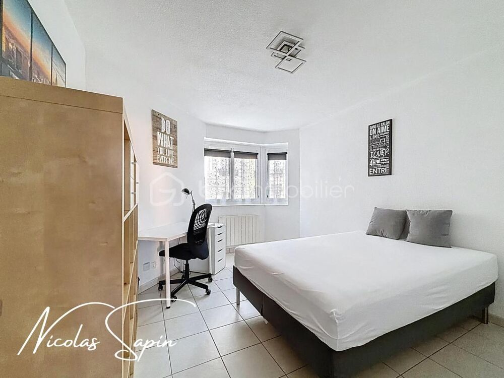Grenoble Centre  Studio meublé vendu loué  Rentabilité immédiate  Résidence sécurisée avec gardien