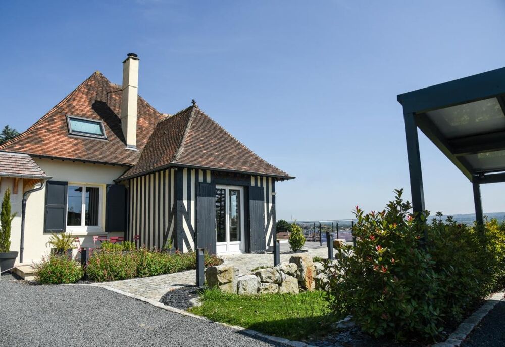 Maison contemporaine proche plages et commerces  Vue mer et campagne sur la Côte Fleurie
