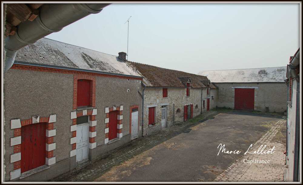 Corps de Ferme à vendre 9 pièces LA NEUVILLE SUR ESSONNE (45), Grange, Terrain Clos