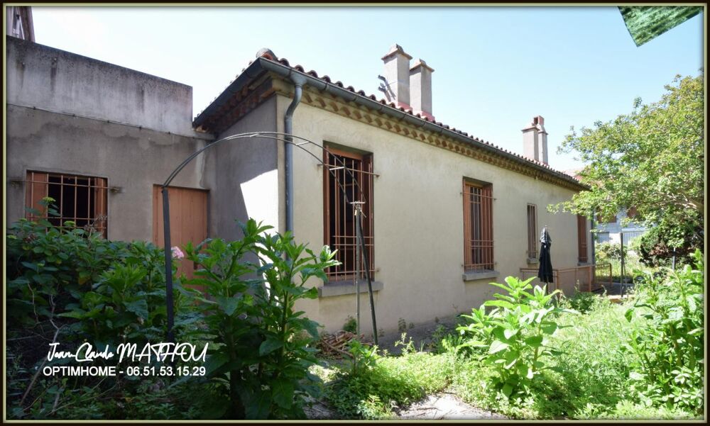 Carcassonne centre  Maison 130 m², 3 chambres, jardin, garage