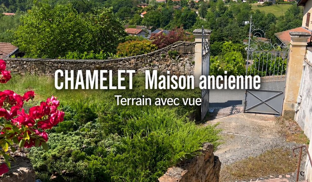 Vente Maison Maison Chamelet 6 pièces 180 m2  sur terrain de 1020 m2 Chamelet