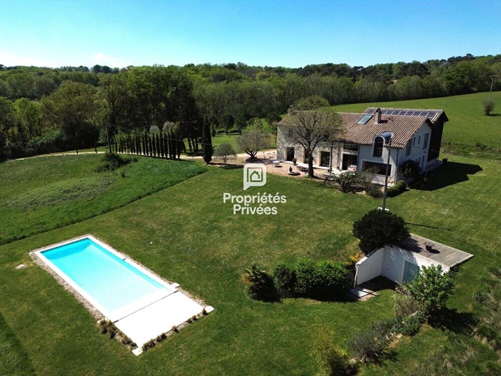 Demeure de prestige proche de Bazas 310 m2 - 11Ha