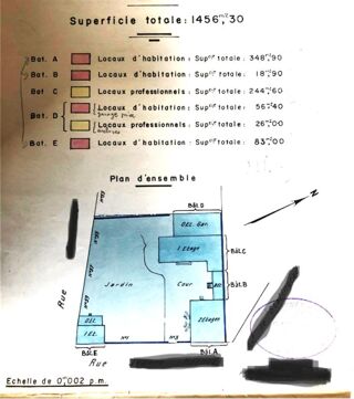  Immeuble � vendre 15 + pi�ces 650 m�