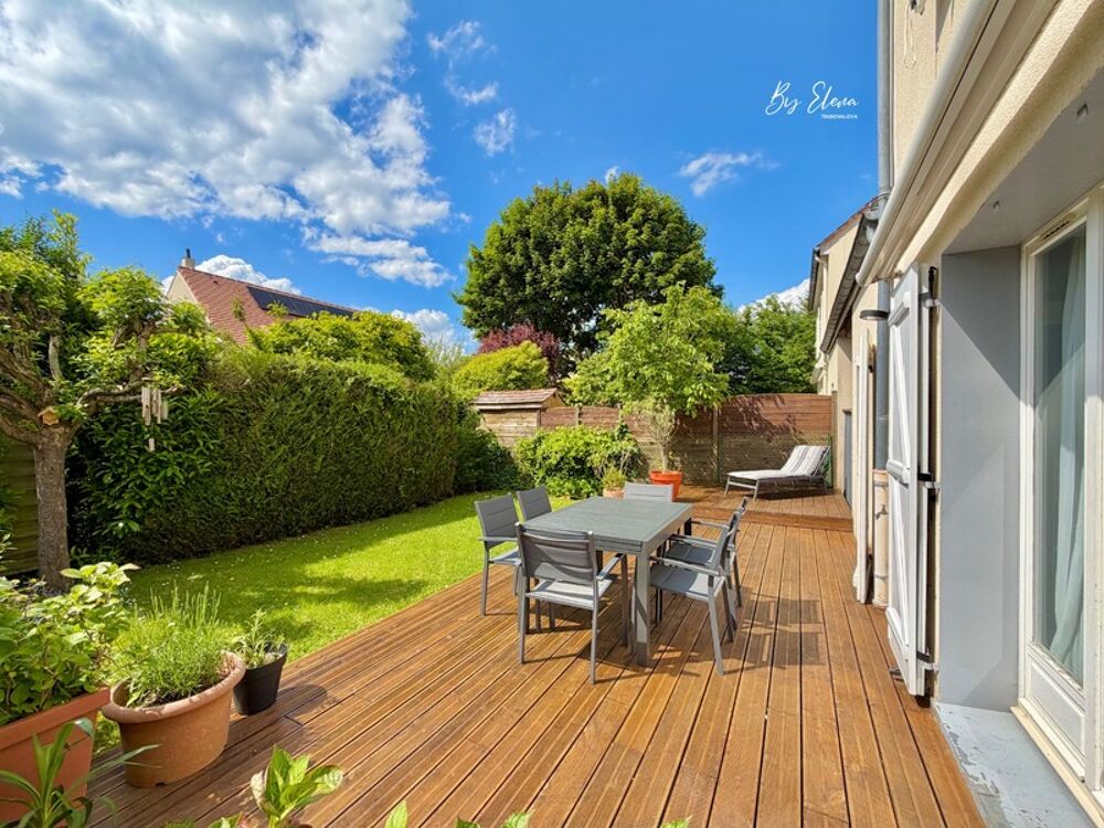 Maison de ville familiale sans travaux, 4 chambres, RER A à pied, jardin au calme sans vis-à-vis, Bussy-Saint-Georges (Seine-et-