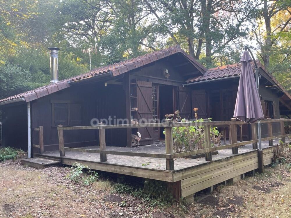 Un chalet au bord de l'eau sur 14000m2 en pleine nature