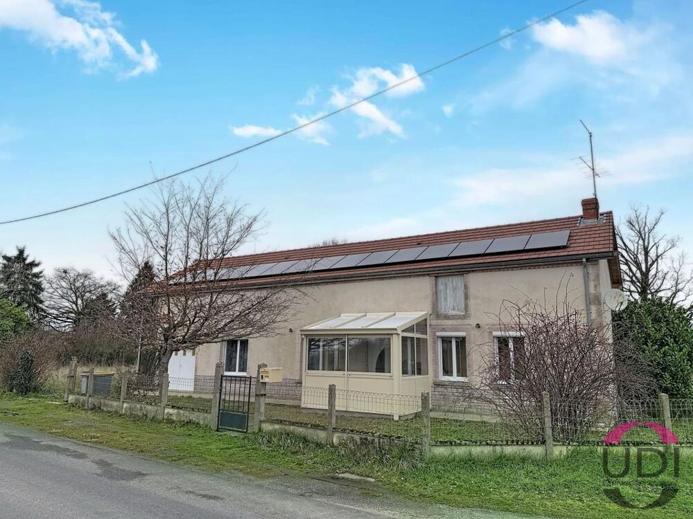 Maison en pierre rénovée avec terrain 2 839 m²  Saint-Sauvier (20 min Montluçon)