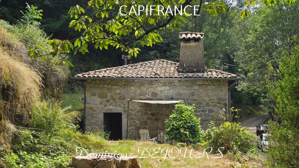 Vente Maison En Ardèche, à MARCOLS LES EAUX - Authentique maison ardéchoise en pierre – calme, nature et rivière à proximité Marcols les eaux