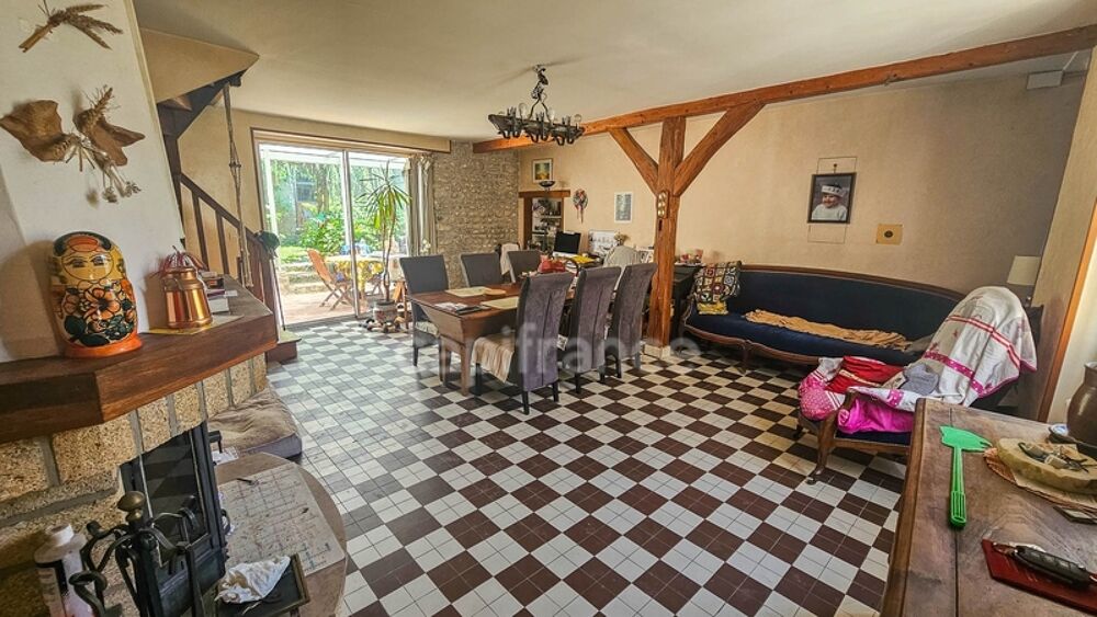 Maison à vendre AUTRUY SUR JUINE (45), maison de 5 pièces avec cave sur terrain clos