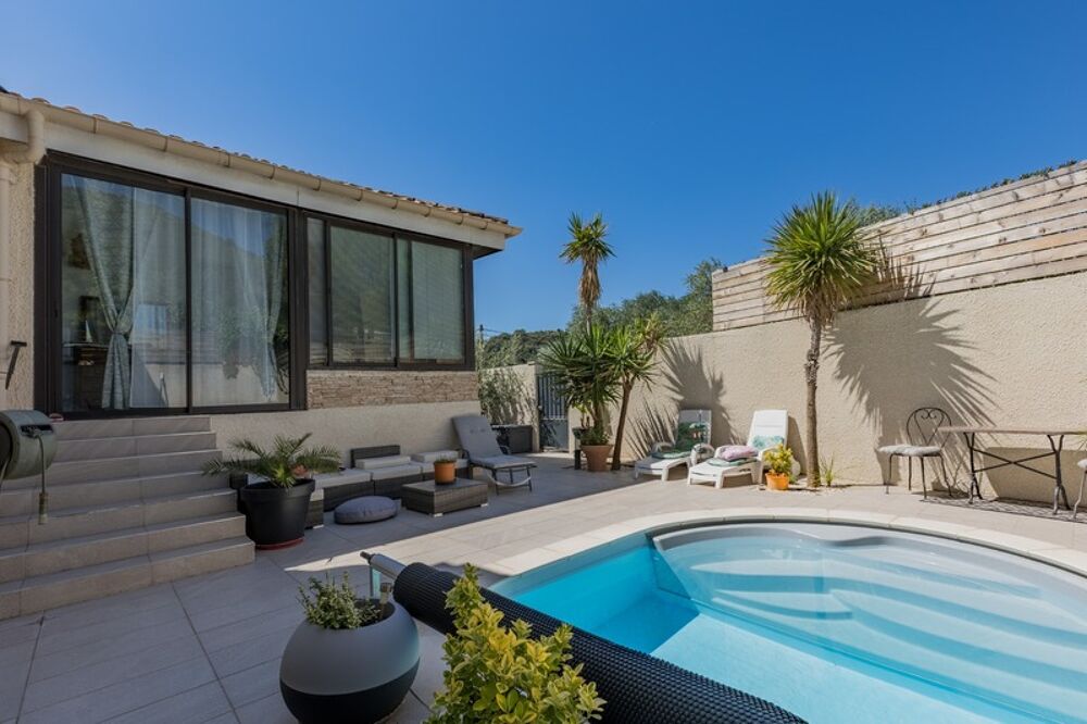 Vente Maison 34460 Roquebrun � Maison + Logement ind�pendant � Piscine � Garage � Vue d�gag�e � Sous-sol � Potentiel locatif � Surface totale Roquebrun