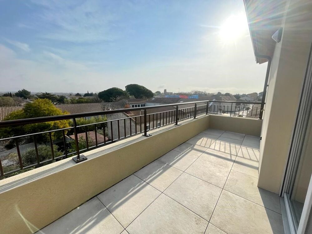 Location Appartement T2 avec balcon et parking à SAUVIAN Sauvian