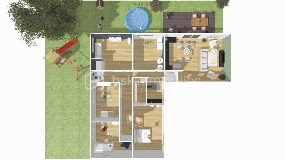 Maison familiale 147 m²  5 chambres  Jardin 660 m²  Les Ponts-de-Cé