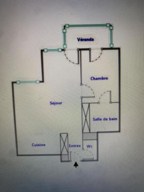  Appartement � louer 2 pi�ces 46 m�