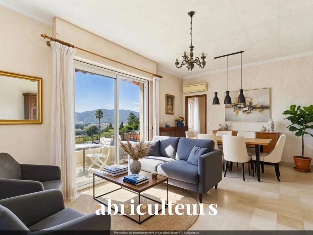Appartement dans maison - Vue mer panoramique en vente dans le Quartier du Coteau Saint-Pierre - 93 m² (06150)