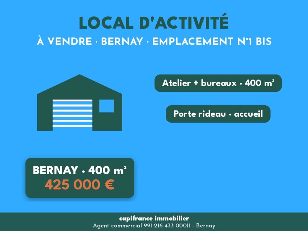   Local/bureau à vendre BERNAY (27) Bernay