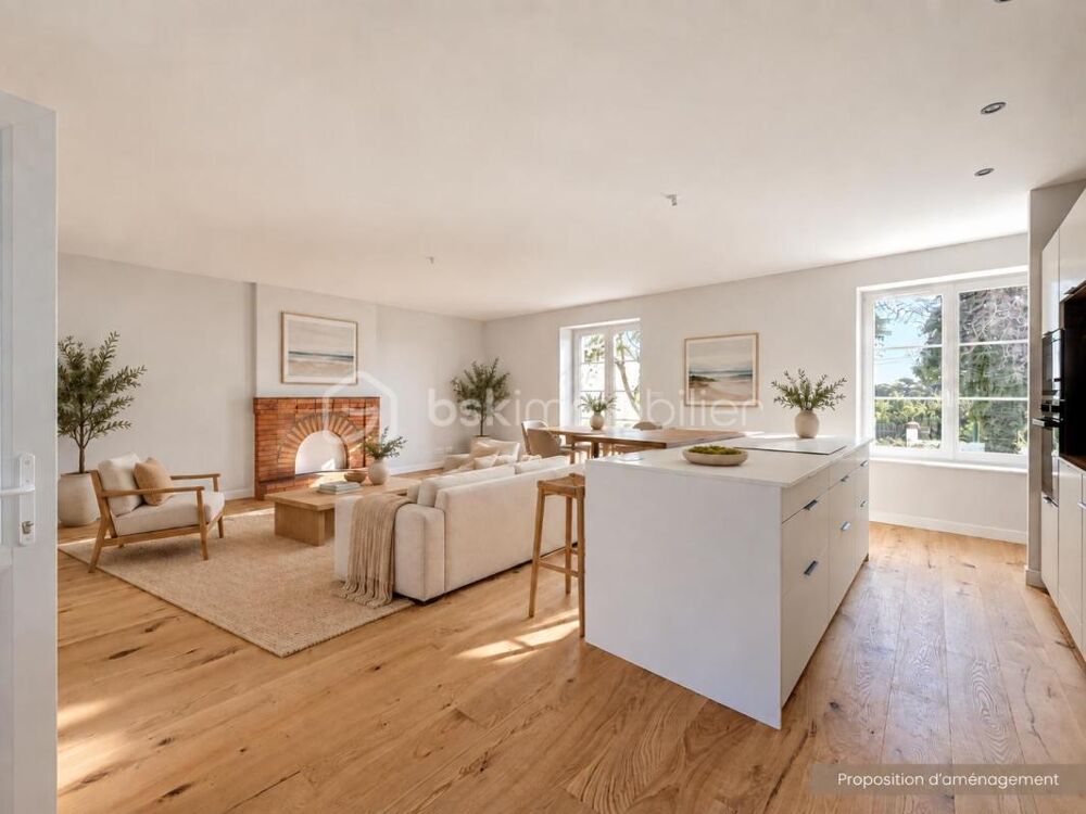 Vente Maison BARBÂTRE – MAISON RÉNOVÉE À QUELQUES MINUTES À PIED DE LA PLAGE – 121 M² – 3 CHAMBRES + DÉPENDANCES Barbatre