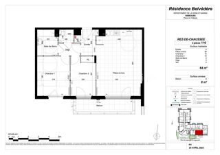  Appartement � vendre 3 pi�ces 63 m�