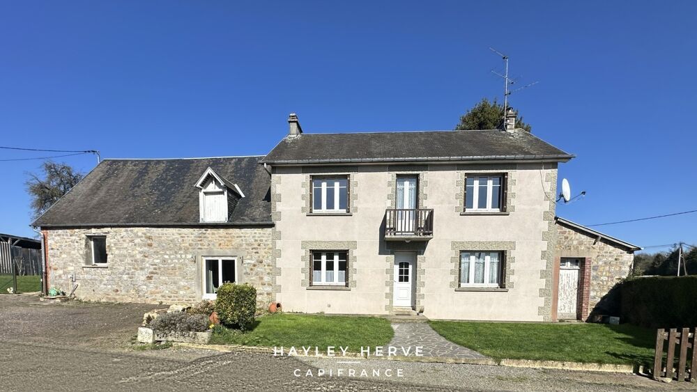 Vente Maison Maison individuelle avec 4 chambres, garage et terrain d'environ 2675 m² – Mortain LE NEUFBOURG (50) - Mortain Le neufbourg