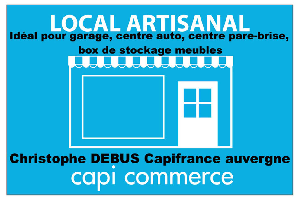   Local commercial, artisanal, industriel à vendre proche de VICHY (03) 