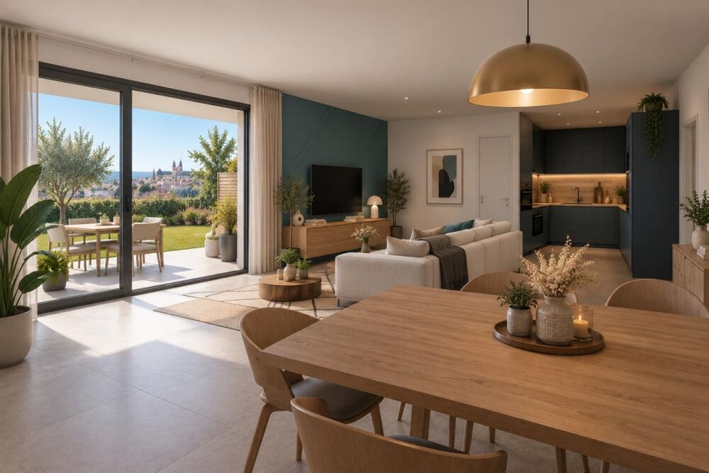 Vente Appartement T5 MÂCON 102m² - JARDIN - TERRASSE - GRAND SÉJOUR/CUISINE Macon
