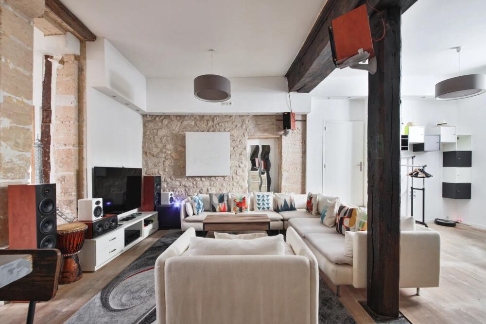 Vente Loft Loft 87 m² Paris 4e - Charme et lumière Paris 4