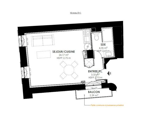  Appartement � louer 1 pi�ce 31 m�