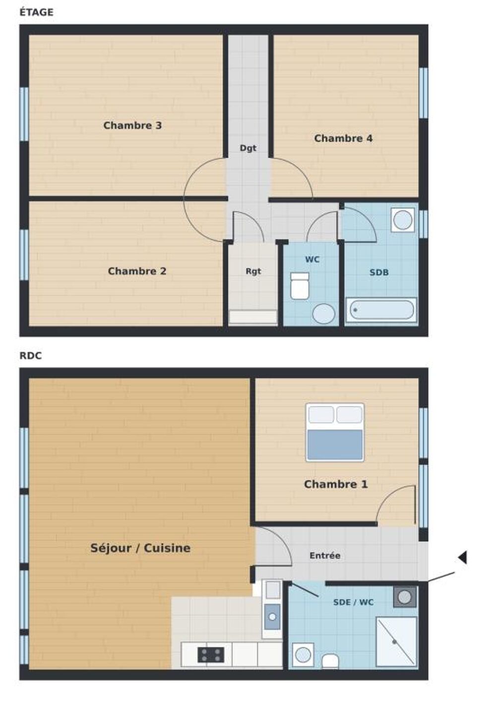 Vente Maison Maison 5 pièces, 101 m2 Chartres