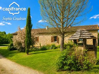 Vente Maison Longère en pierre avec 3 chambres - Dépendances - 2.76 hectares - proche de MONFLANQUIN (Lot-et-Garonne) Paulhiac