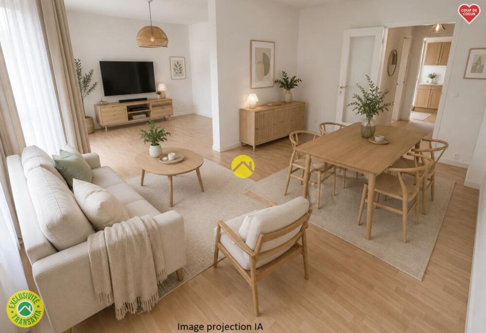 Vente Appartement Apt T4. 87m².Garage.Parking.Cave Bourges