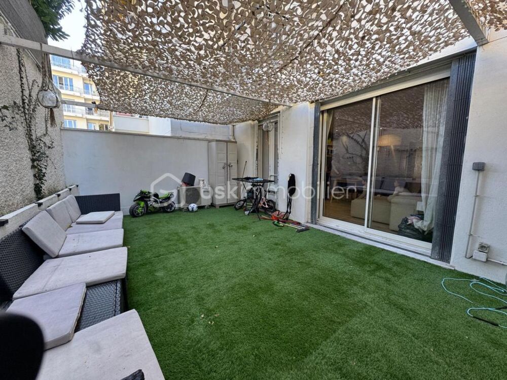 sous offre Nice libération /Bas Cessole  3 pièces traversant avec grande terrasse de 22 m², cave, parking en location