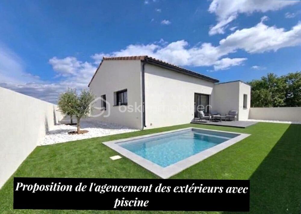Villa de plain-pied avec garage