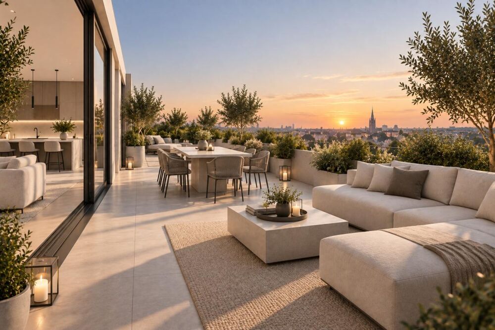 TERRASSE, VOLUMES ET ART DE VIVRE BORDELAIS