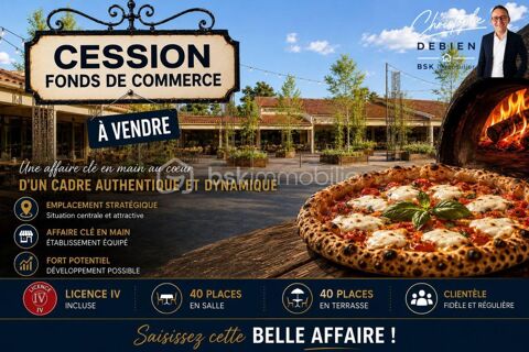   FONDS DE COMMERCE – RESTAURANT PIZZERIA AVEC LICENCE IV – AFFAIRE CLÉ EN MAIN – OPPORTUNITÉ 