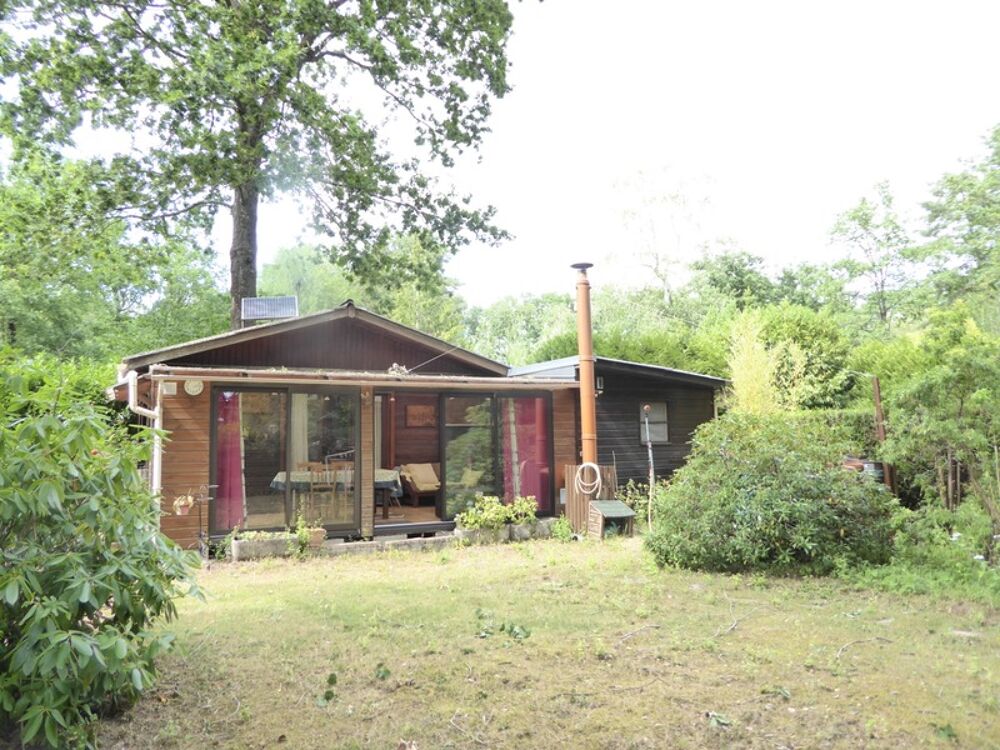 Chalet 2 pièces de plain pied avec véranda-salon 53m²