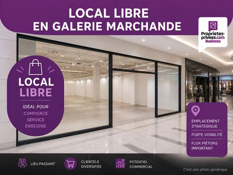 LOCAL COMMERCIAL 174 m&sup2;, GALERIE COMMERCIALE HYPERMARCH&Eacute; LECLERC 3584 57280 Hauconcourt