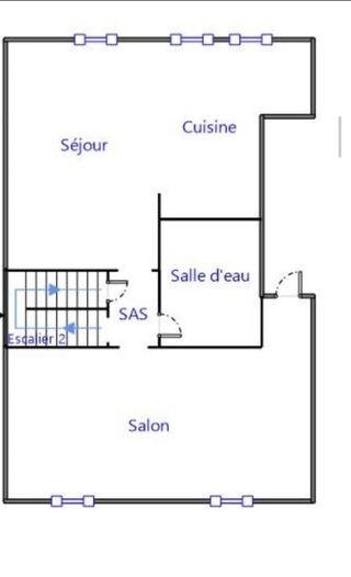  Appartement à louer 3 pièces 58 m²