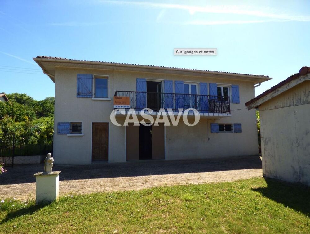 Vente Maison Vente Maison 4 pièces de 154m² - 38121 Reventin-Vaugris Reventin vaugris