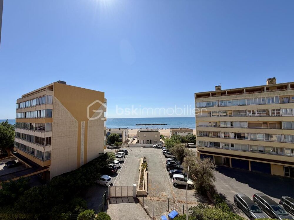 Vente Appartement Studio cabine avec vue mer et parking et stationnement Valras plage