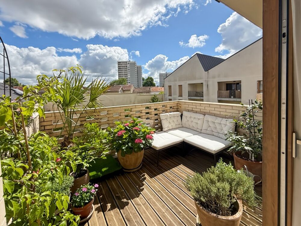 Vente Appartement Superbe Duplex T4 - Double Terrasse - Parking - Entre Nansouty et Barrière de Bègles Bordeaux