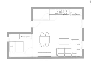  Appartement � vendre 2 pi�ces 45 m�