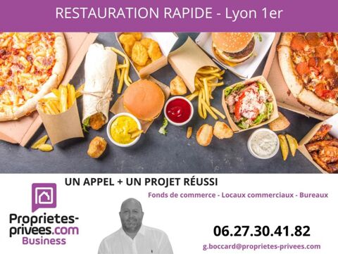 69001 LYON - RESTAURANT, RESTAURATION RAPIDE, SNACK avec LOGEMENT 77000 69001 Lyon