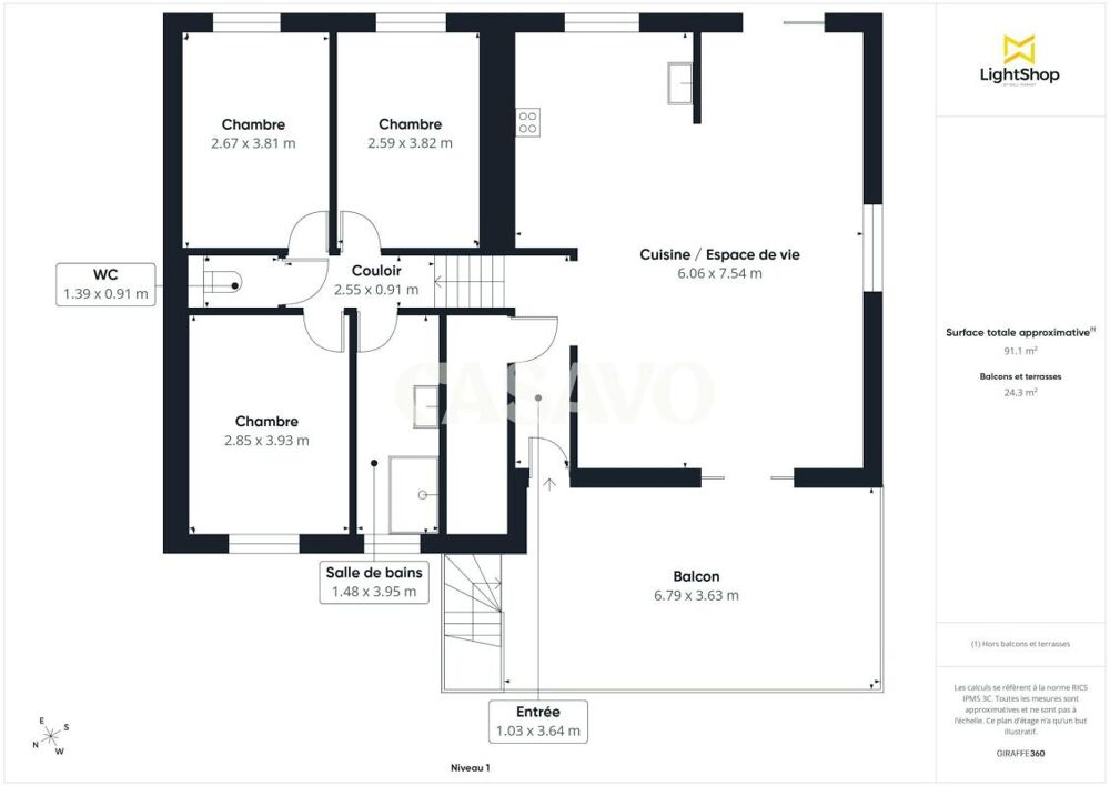 Vente Maison Vente Maison 5 pièces de 134m² - 69130 Écully Ecully