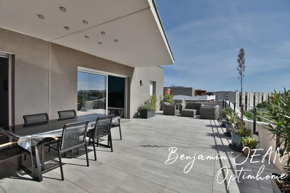 Appartement 66m² avec terrasse de 56 m²  Sérignan, à 500 m de Valras-Plage