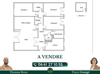  Appartement � vendre 4 pi�ces 82 m�