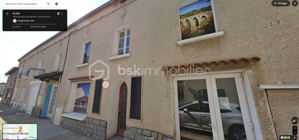 Vente Immeuble IMMEUBLE DE RAPPORT AVEC PERMIS – 5 MAISONS INDIVIDUELLE + 5 GARAGES – ROI OPTIMISABLE Saint georges de baroille