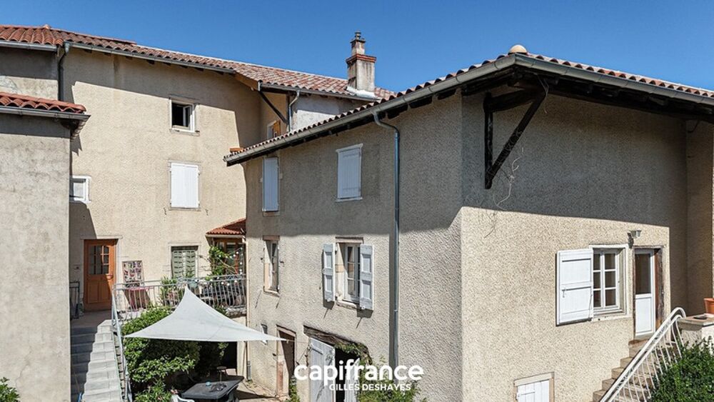 Vente Maison VILLIÉ-MORGON – MAISON DE VILLAGE LOUÉE – 183 m² – COUR – DÉPENDANCE Villie morgon