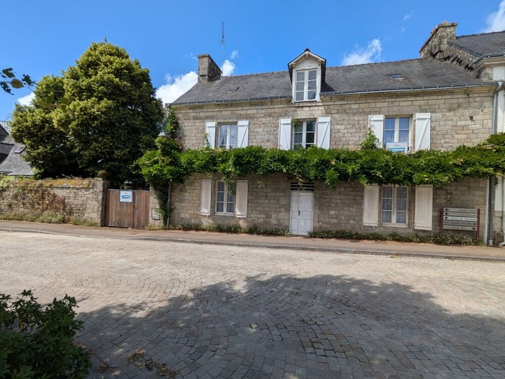 GUEMENE SUR SCORFF MAISON BOURGEOISE À RÉNOVER DE 5 PIÈCES 131M² ENVIRON TROIS DÉPENDANCES EN PIERRE SOUS ARDOISE PARCELLE DE 17