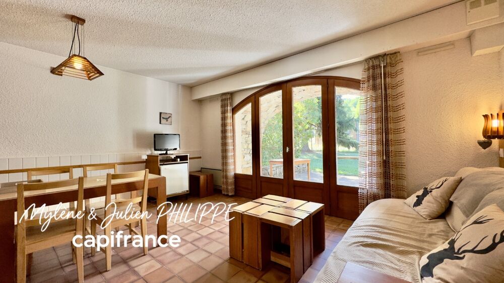 Location Appartement À LOUER – T2 meublé avec jardin privatif et terrasse - ANCELLE (05) Ancelle