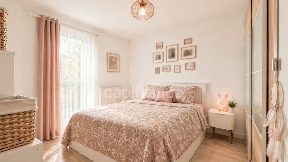 FLEURY MEROGIS, RUE DE LA COULÉE VERTE, APPARTEMENT T3 63 M² AVEC GRAND BALCON ET DEUX STATIONNEMENTS EN SOUS-SOL
